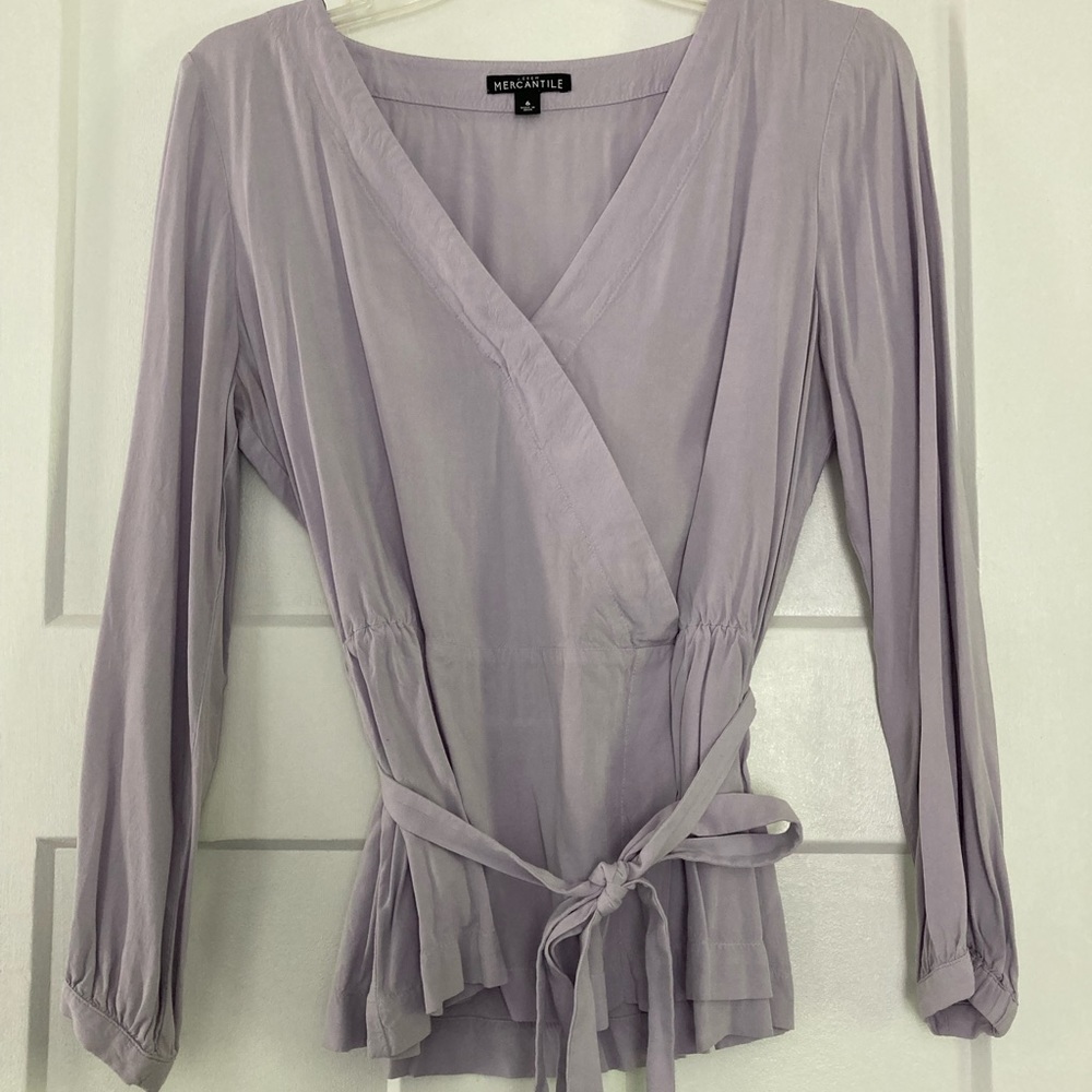 J. Crew Lavender Blouse